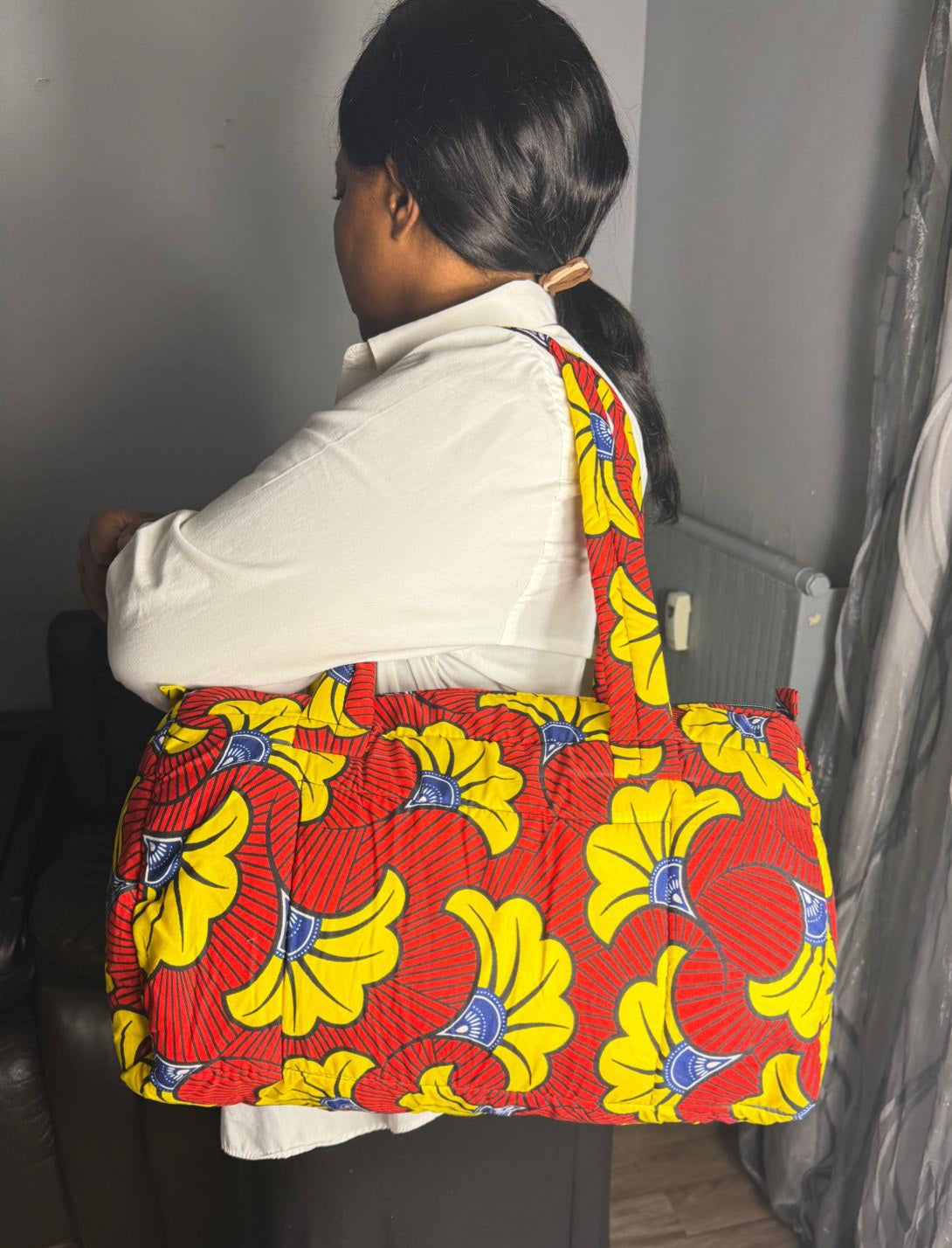 Sac à main Matelassé Spedy sac Wax Ankara,  Pour Femme Wax Africain 100% Coton