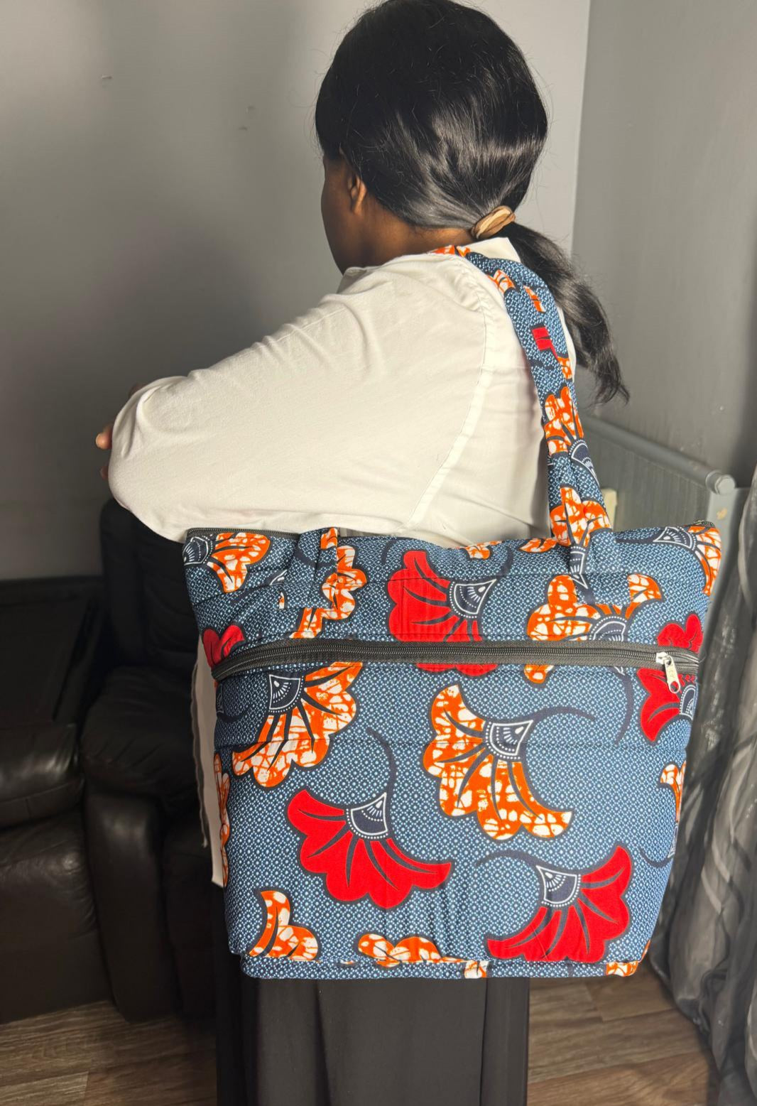 Sac à main Matelassé  Sac Wax Ankara,  Pour Femme  Wax Africain 100% Coton