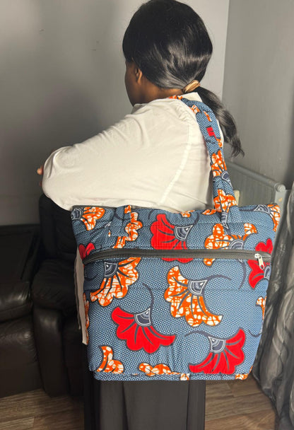 Sac à main Matelassé  Sac Wax Ankara,  Pour Femme  Wax Africain 100% Coton