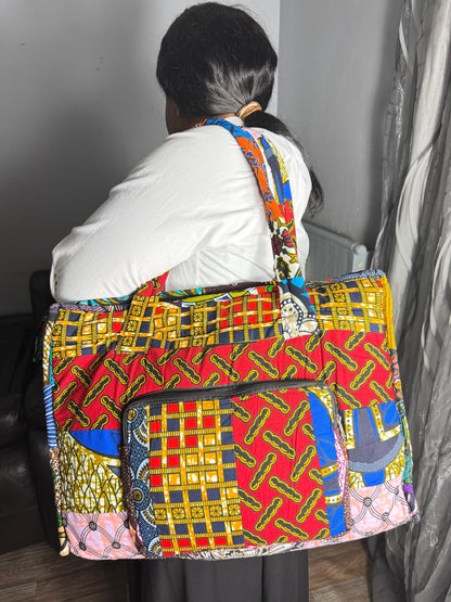 Sac Matelassé Wax Ankara Sac Femme Wax Africain 100% Coton