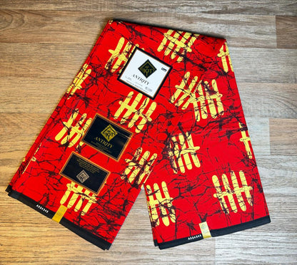 Tissus Wax 1 a 6 yards Wax Africain Wax 100% Coton