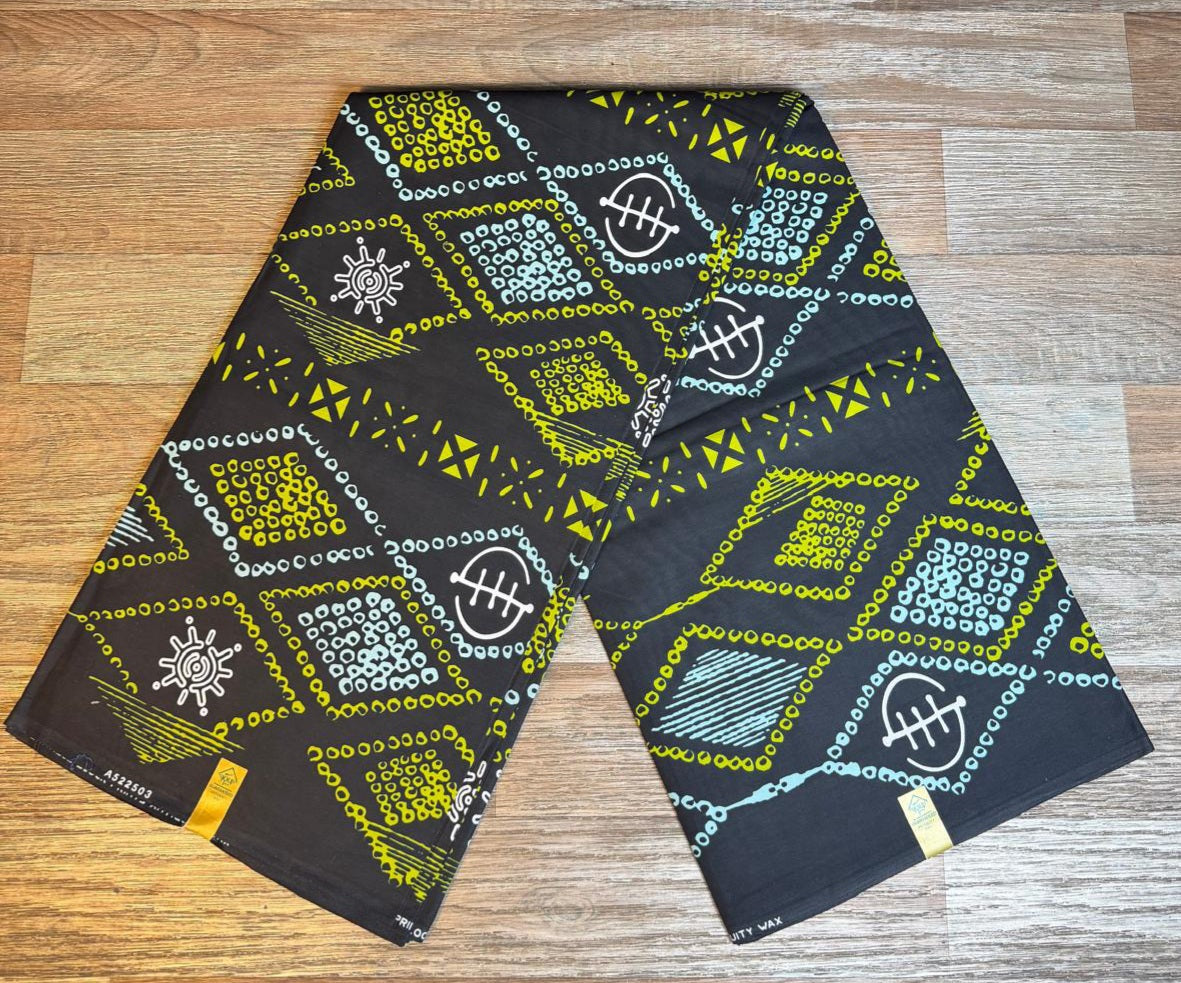 Tissus Wax 1 a 6 yards Wax Africain Wax 100% Coton
