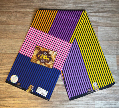 Tissus Wax 1 a 6 yards Wax Africain Wax 100% Coton