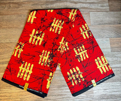 Tissus Wax 1 a 6 yards Wax Africain Wax 100% Coton