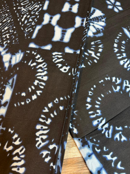Tissus Wax 1 a 6 yards Wax Africain Wax 100% Coton