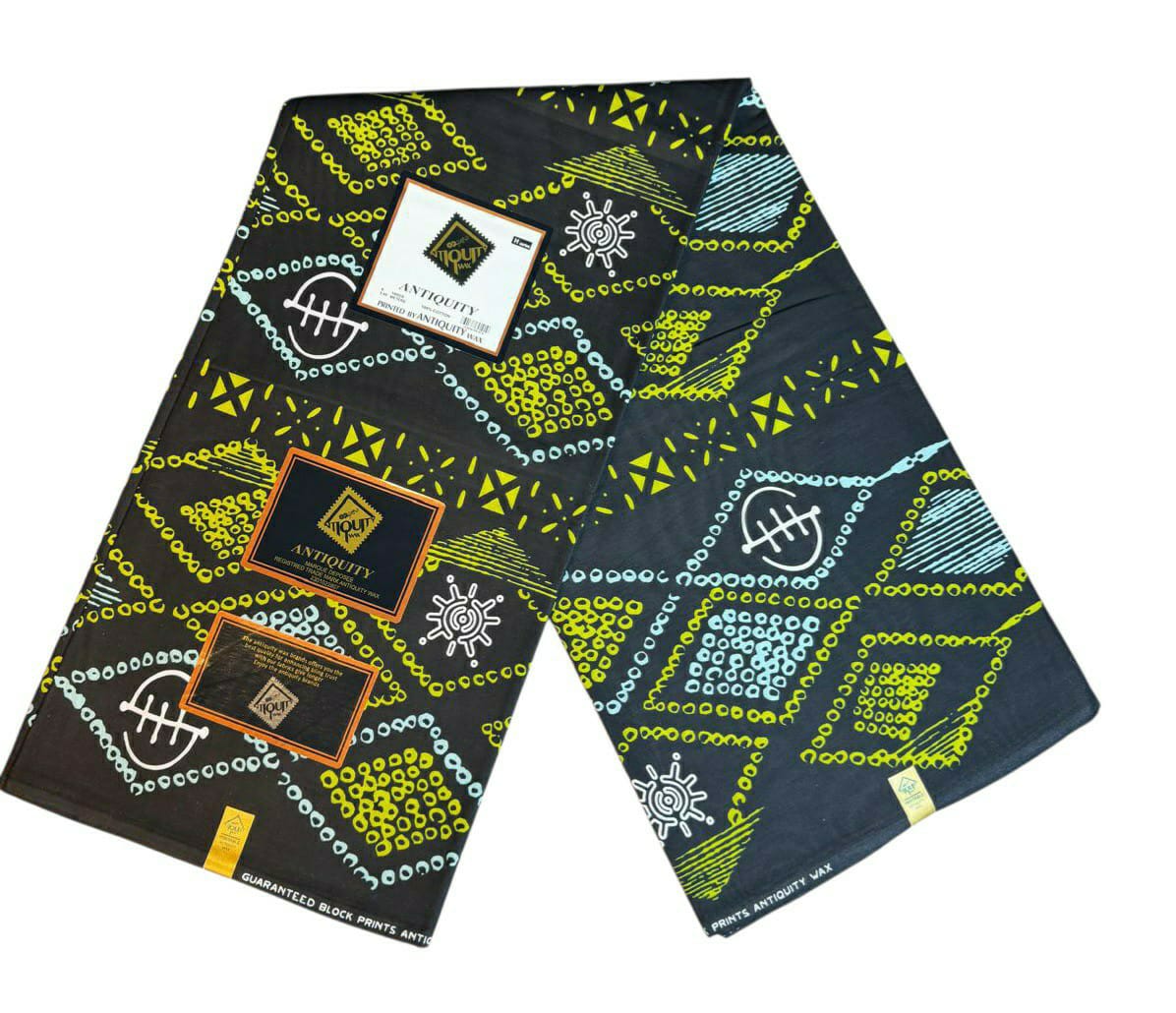 Tissus Wax 1 a 6 yards Wax Africain Wax 100% Coton
