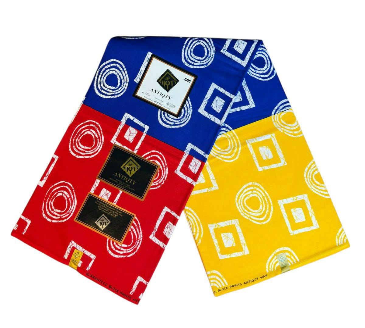Tissus Wax 1 a 6 yards Wax Africain Wax 100% Coton