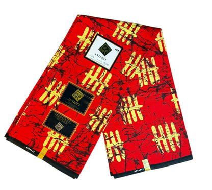 Tissus Wax 1 a 6 yards Wax Africain Wax 100% Coton