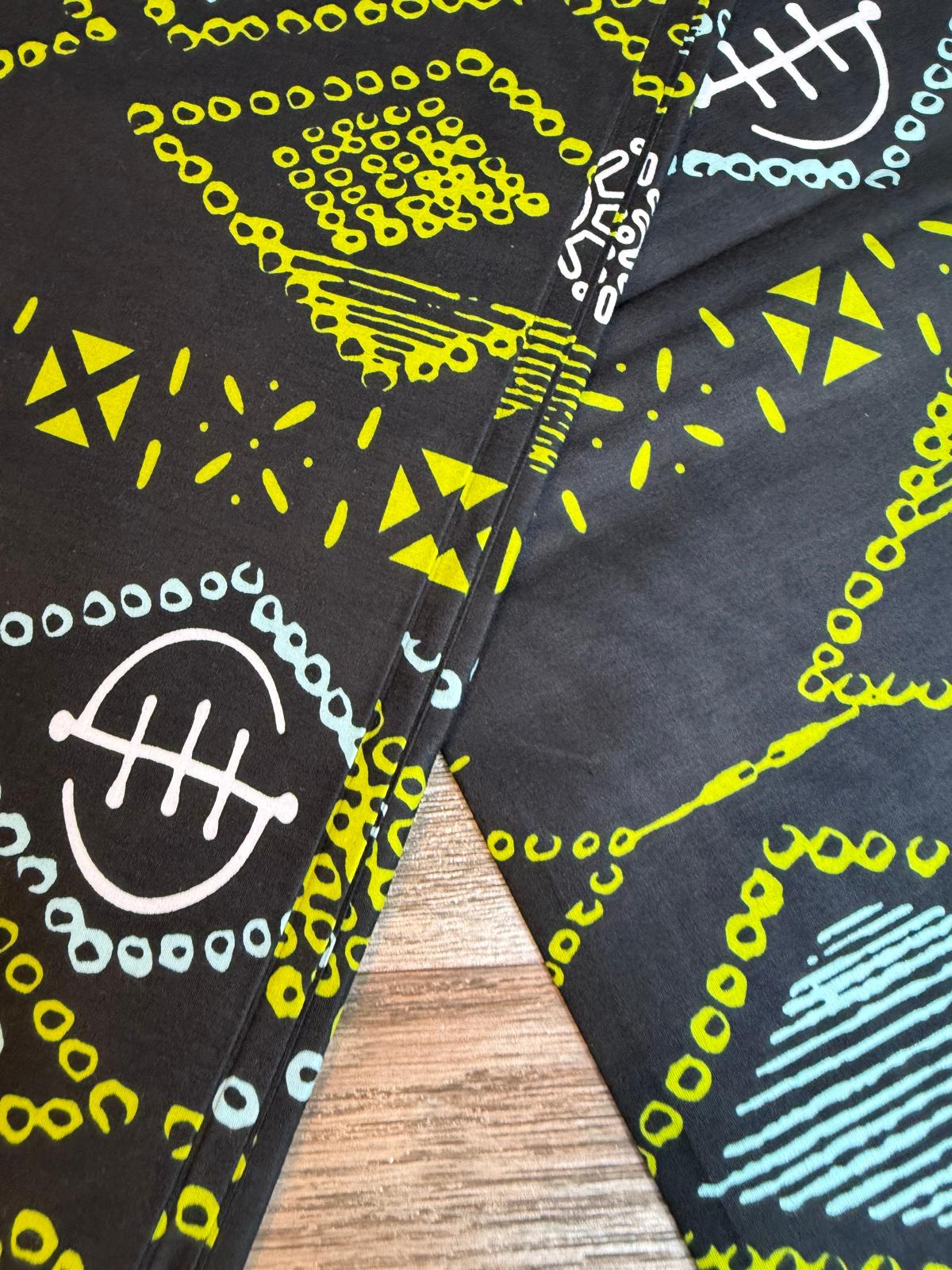 Tissus Wax 1 a 6 yards Wax Africain Wax 100% Coton