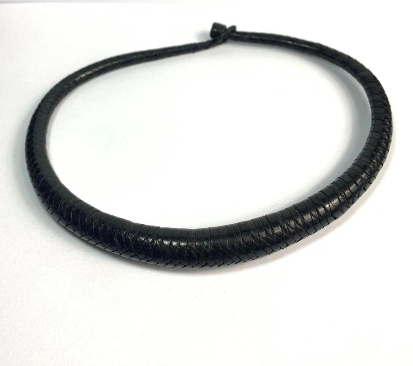 Guongue Braided Leather Necklace from Burkina Faso | Unique and Elegant Jewelry