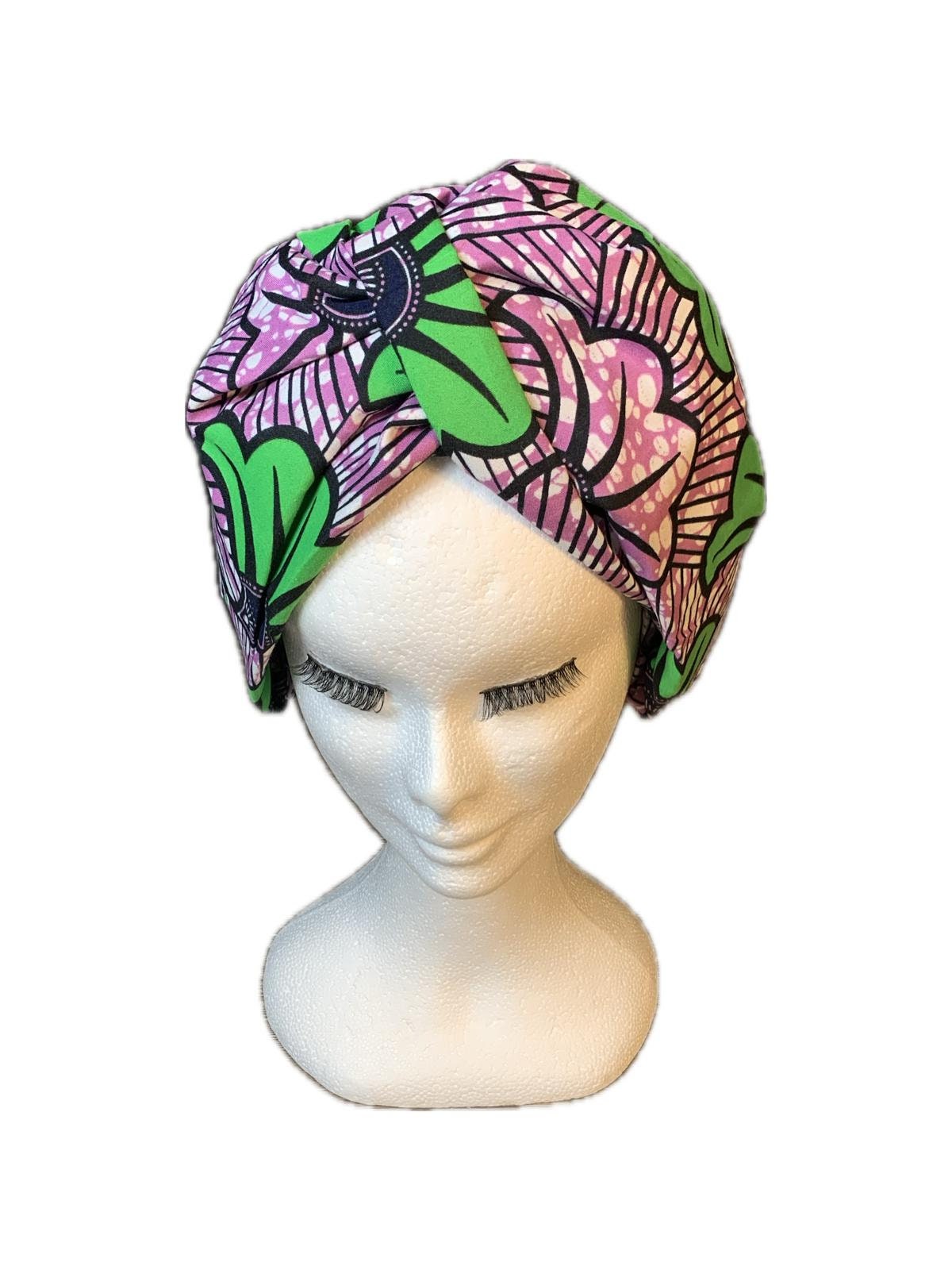 Gekreuztes Wachs-Stirnband | Modeaccessoire aus afrikanischem Stoff