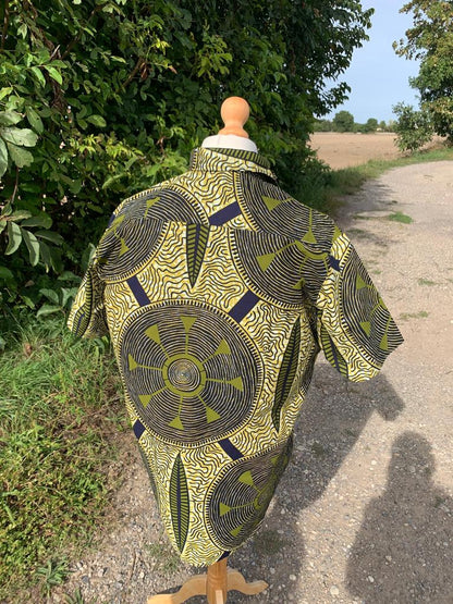 African Wax Shirts for Men Ankara Batik