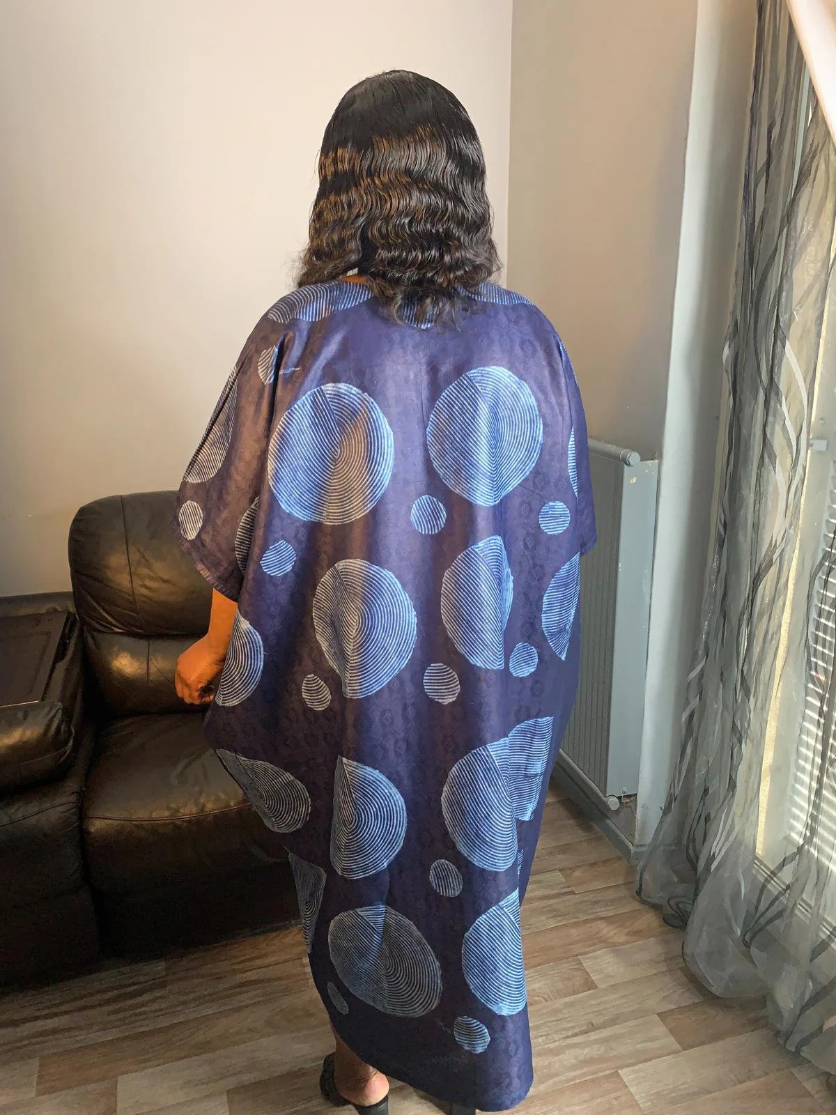 Robe femme : Adire , Tye and Dye, kampala, batik.