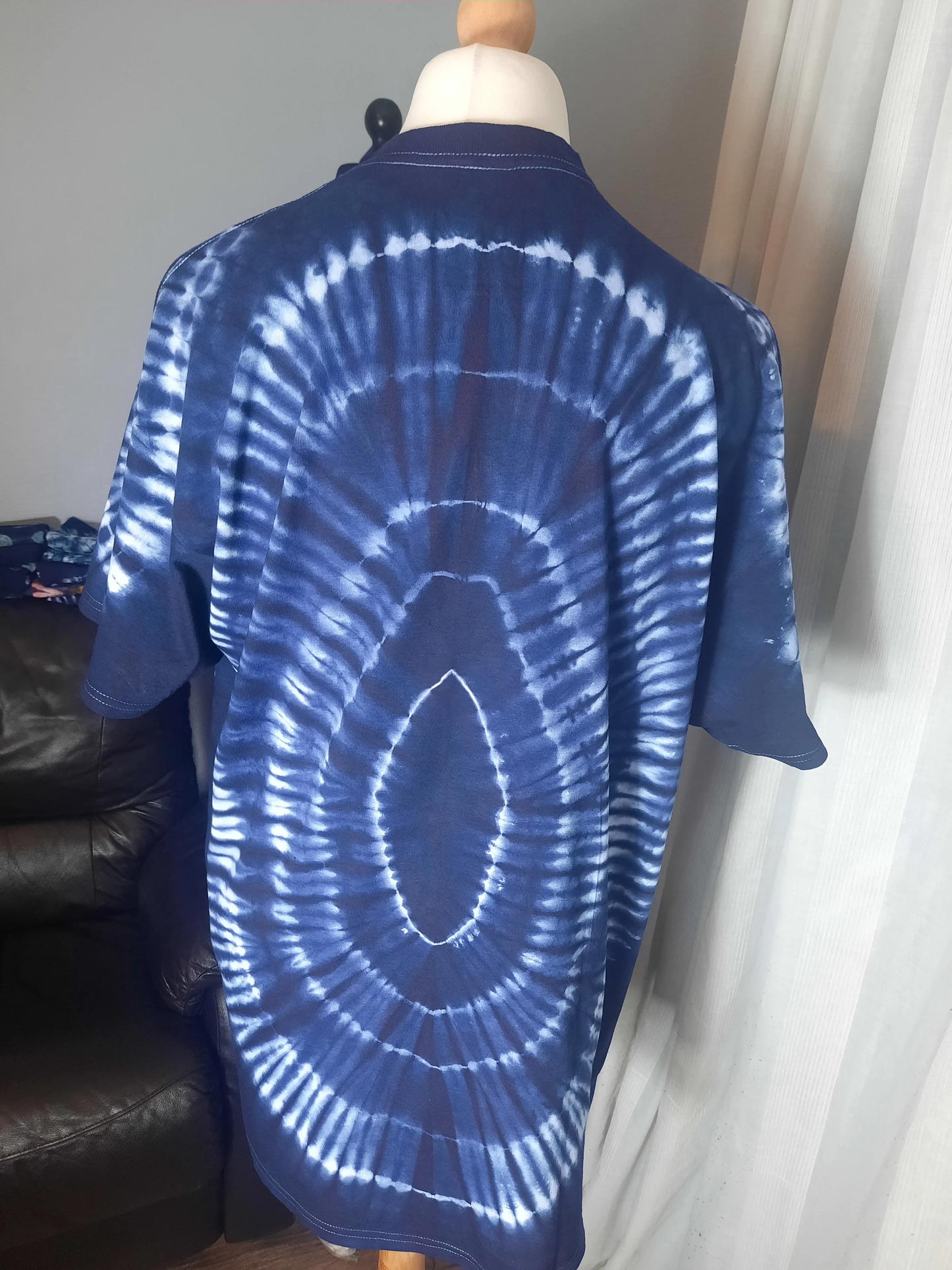 Indigo Tye and Dye Batik Adire T-shirt