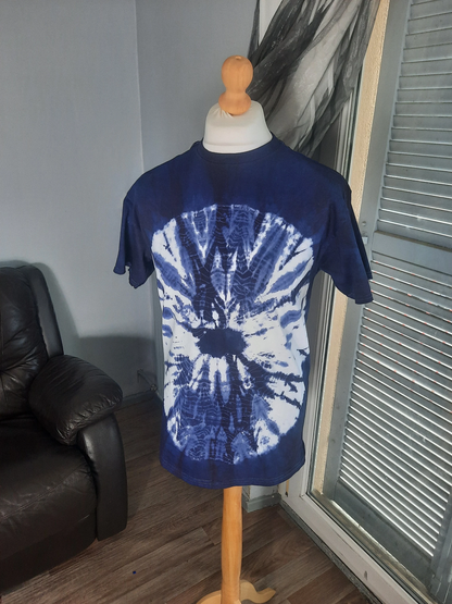 T-Shirt Indigo Tye and Dye Adire