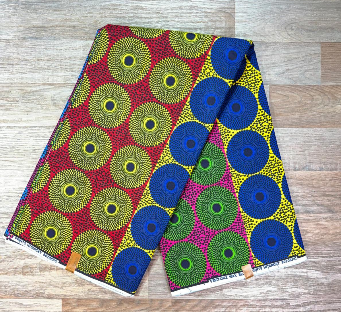 Tissus Wax 1 a 12 yards Wax Africain Wax 100% Coton
