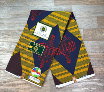 Tissus Wax 1 a 12 yards Wax Africain Wax 100% Coton