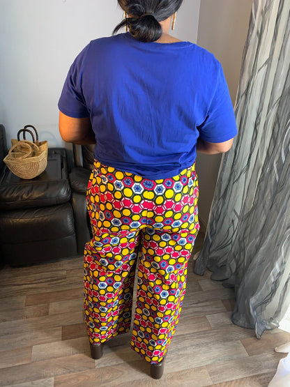 Pantalon Wax Tailleur Mixte motifs : Multicolore