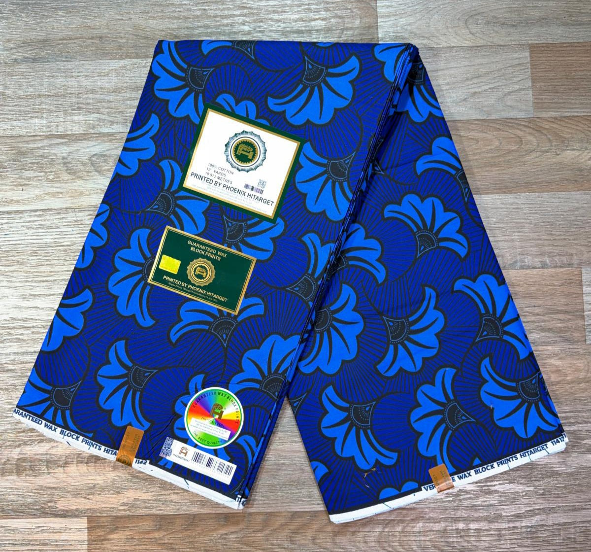 Tissus Wax 1 a 12 yards Wax Africain Wax 100% Coton