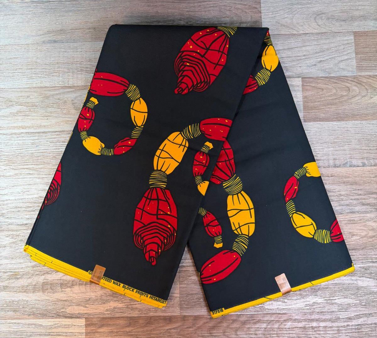 Tissus Wax 1 a 12 yards Wax Africain Wax 100% Coton
