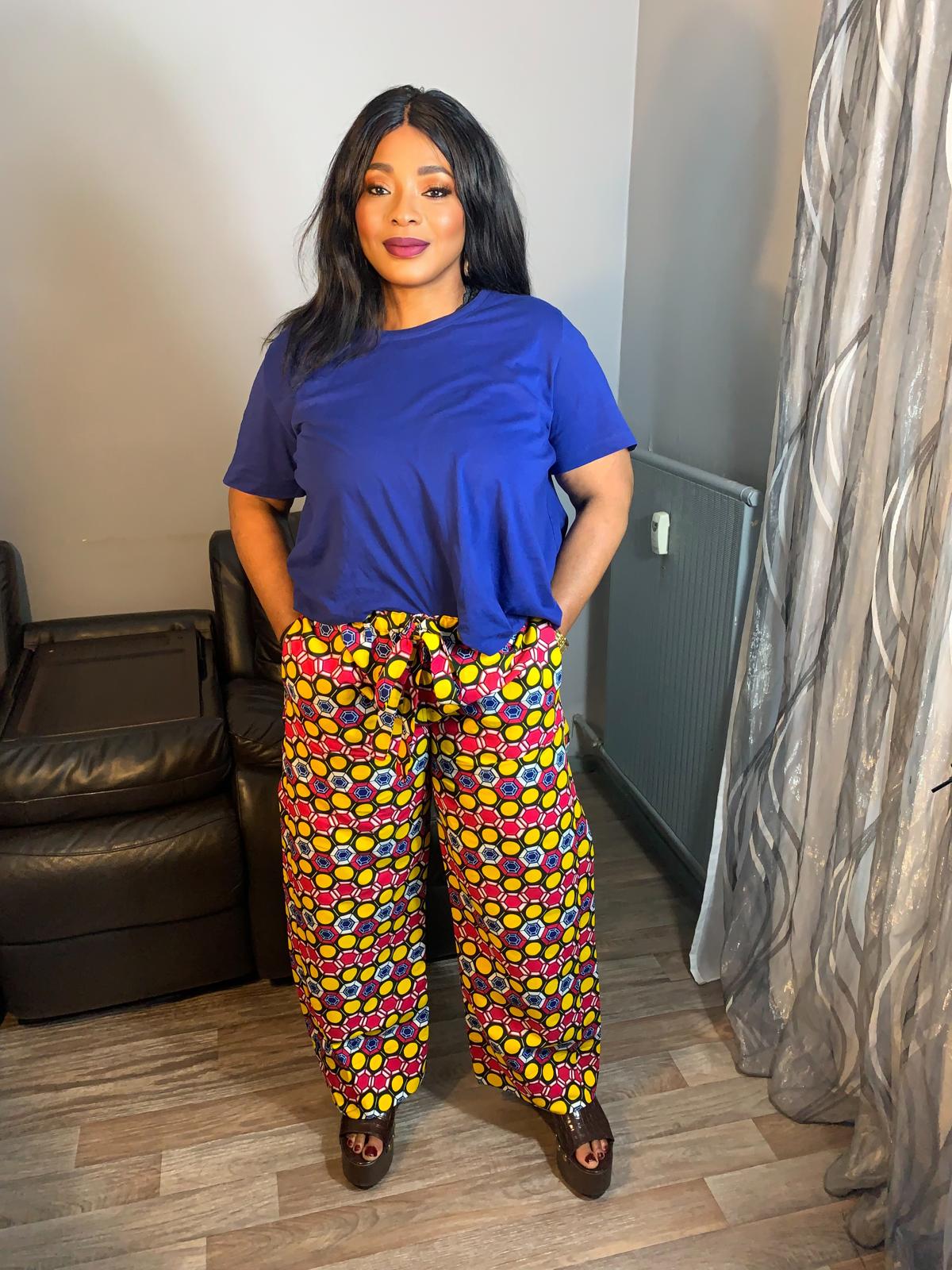 Pantalon Wax Tailleur Mixte motifs : Multicolore