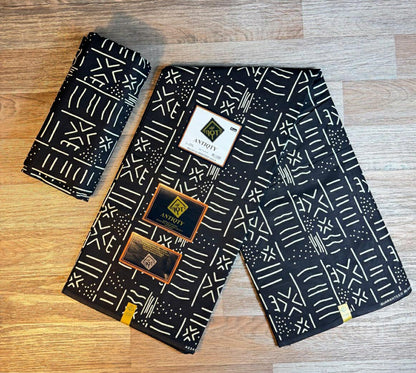 Tissus Wax 1 à 12 yards Wax African Wax 100%Coton Ankara