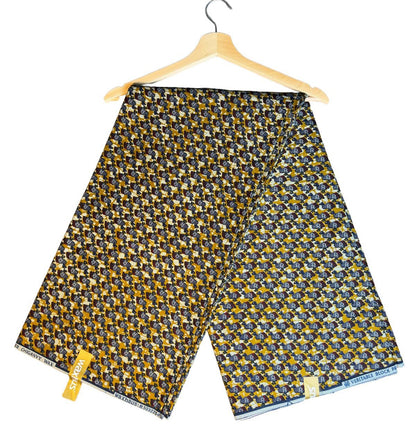 Tissus Wax Africain Ankara 6 yards Wax "Chiganvy" 100% Coton"