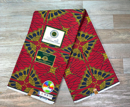 Tissus Wax 1 a 12 yards Wax Africain Wax 100% Coton
