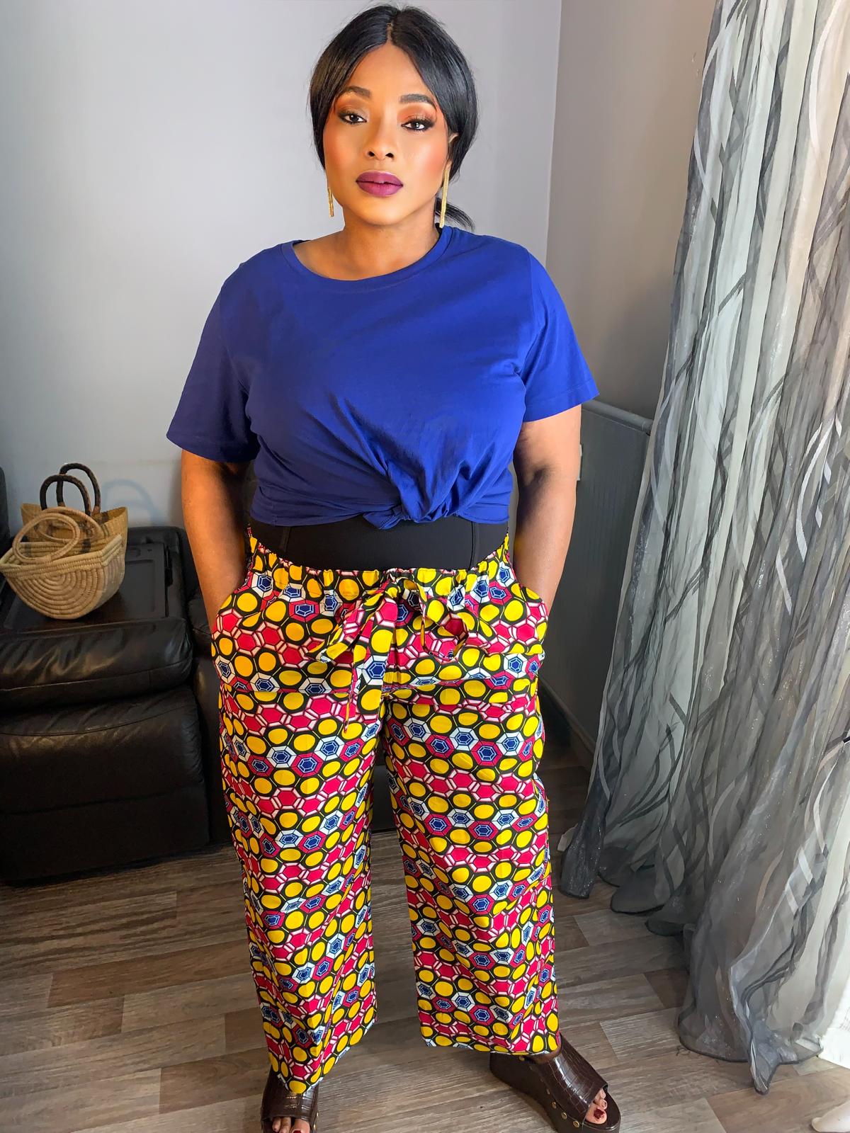 Pantalon Wax Tailleur Mixte motifs : Multicolore