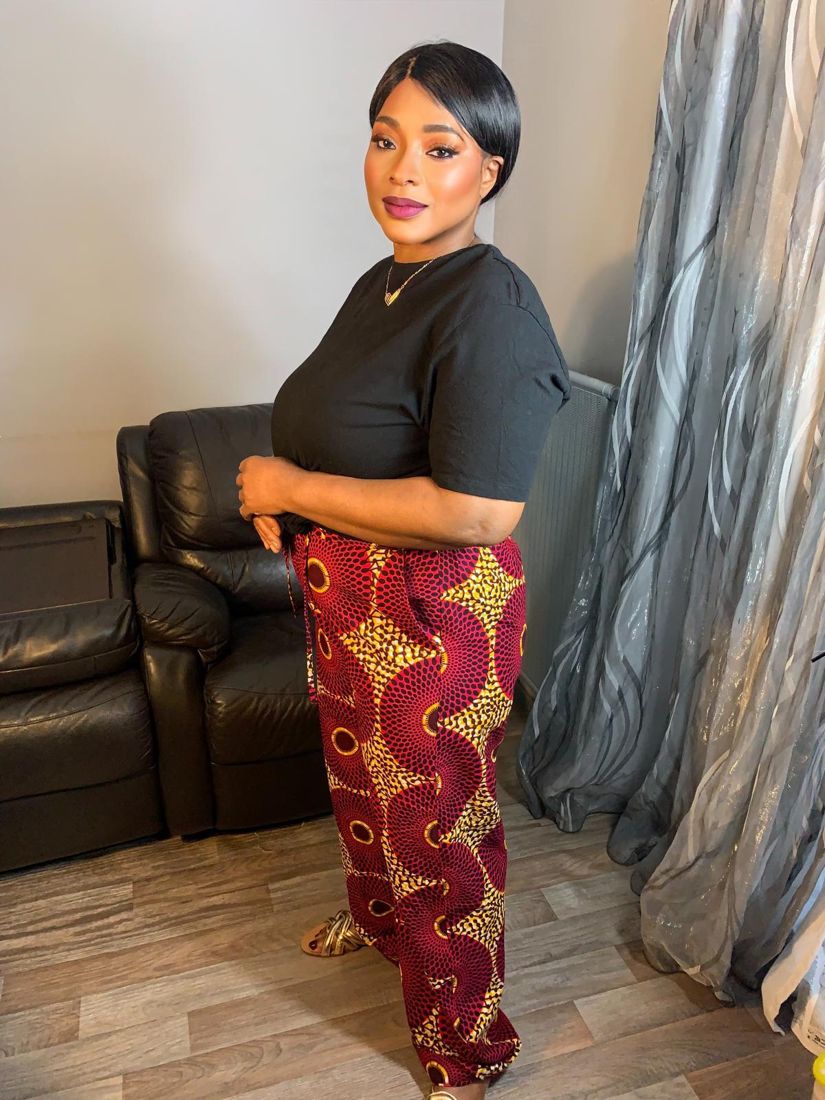 Pantalon Wax Tailleur Mixte motifs : Disques Rouges