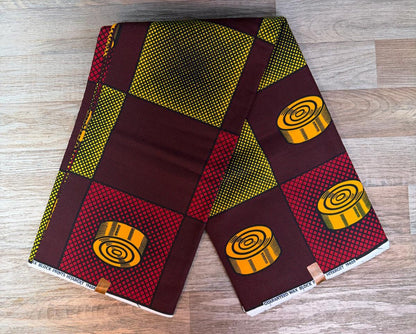 Tissus Wax 1 a 12 yards Wax Africain Wax 100% Coton
